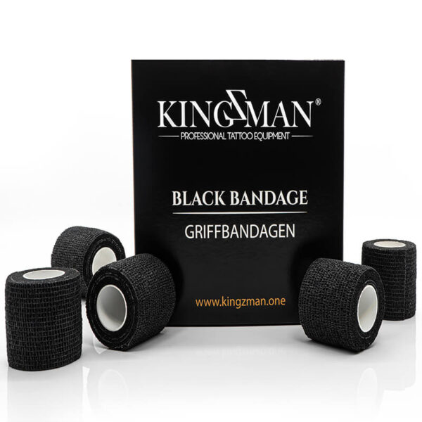 Kingzman Black Bandage Griffbandagen für Tattoomaschinen