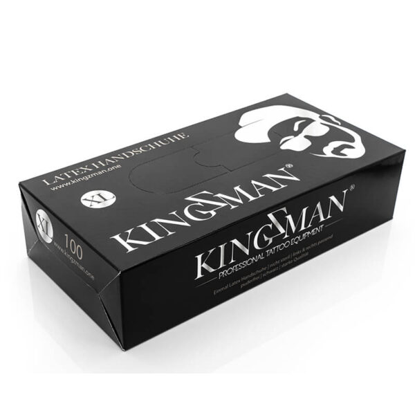 Kingzman Black Latex Handschuhe Größe XL