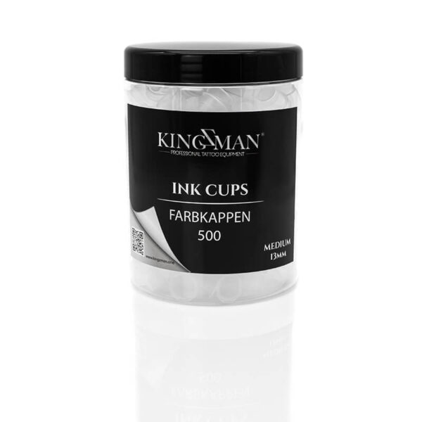 Kingzman Ink Cups Medium 13mm Farbkappen für Farbkappenhalter