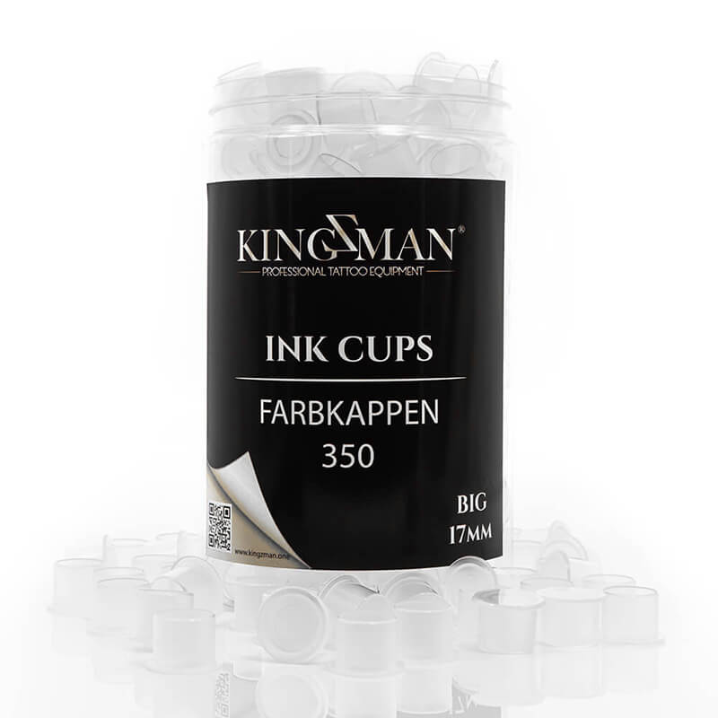 Kingzman Ink Cups Small 17mm Farbkappen mit Standfuß